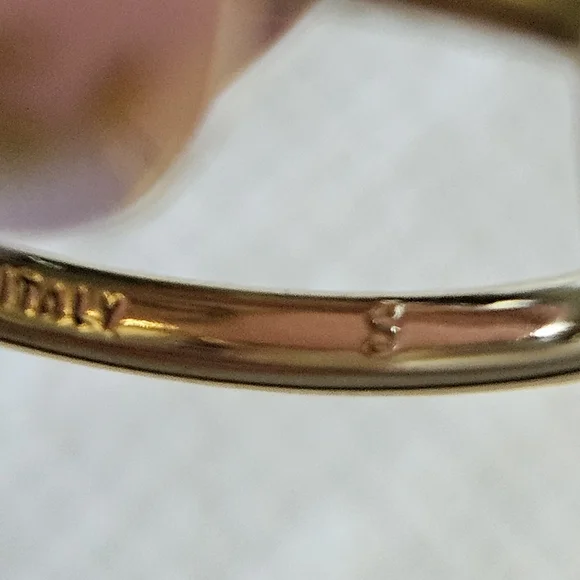 Fendi Gold Pearl F is Fendi Ring NEW w/Box [Size 6.25] - Picture 4 of 8